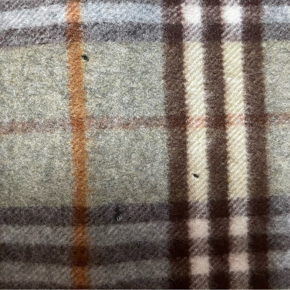 Burberry Wool Scarf, Sage Green - Picture 3 of 3